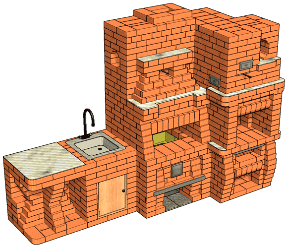 №381 Барбекю-комплекс