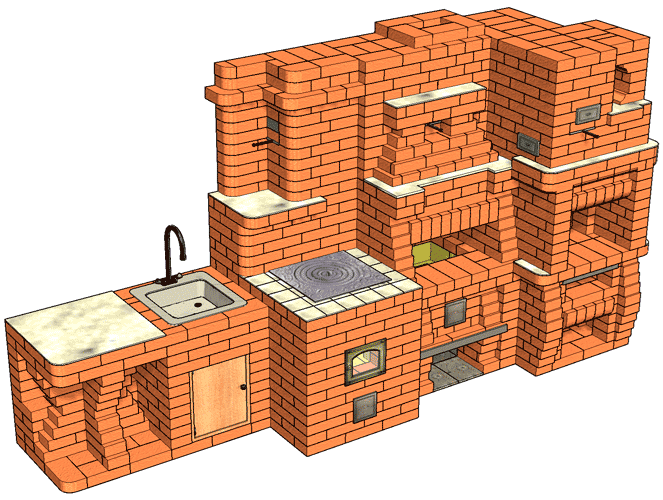 №382 Барбекю-комплекс