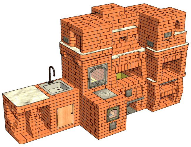 №383 Барбекю-комплекс