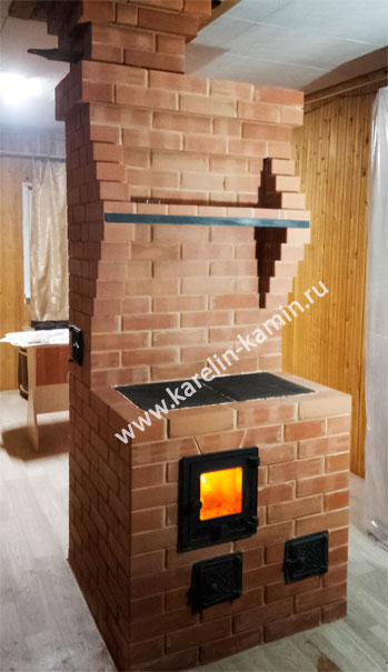 Фотография кухонного очага №374 - karelin-kamin.ru