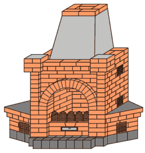 Как пристроить камин к русской печи